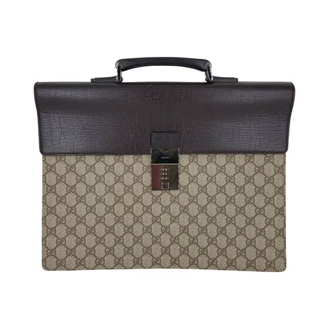 gucci briefcase vintage.